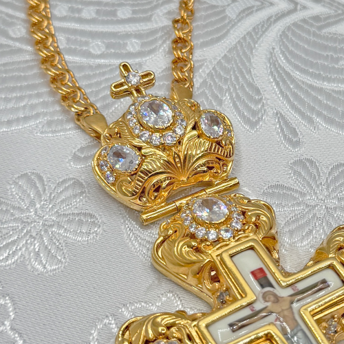 2.10.0156лп-2/1лп Крест наперсный в позолоте фото 7 2.10.0156лп-2/1лп Крест наперсный в позолоте фото 7