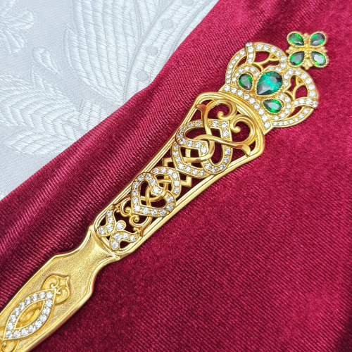 2.7.1421лп Лжица латунная в позолоте фото 4 2.7.1421лп Лжица латунная в позолоте фото 4