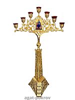 5.7.1912лм-2 Семисвечник напольный