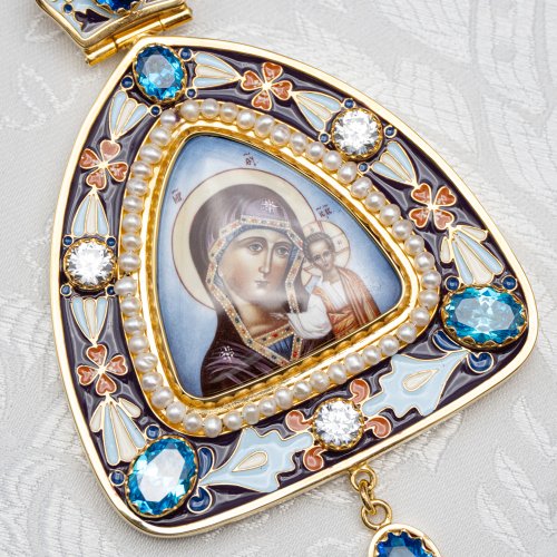 2.7.2303лп-18/1лп-М Панагия в позолоте фото 2 2.7.2303лп-18/1лп-М Панагия в позолоте фото 2