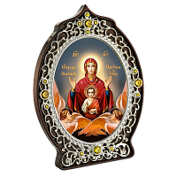 2.78.0903л И.н. латунная Образ Богородицы Знамение