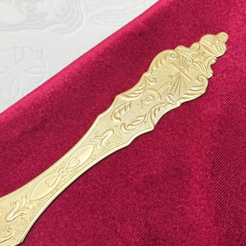 2.7.0005лп Лжица латунная в позолоте фото 4 2.7.0005лп Лжица латунная в позолоте фото 4