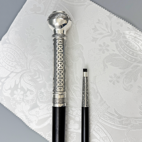 2.7.2799лрч Посох латунный с акрилом в серебрении фото 9