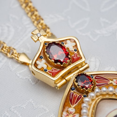 2.7.2303лп-18/1лп-М Панагия в позолоте фото 5 2.7.2303лп-18/1лп-М Панагия в позолоте фото 5