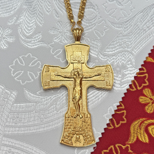 2.10.0555лп/1лп Крест наперсный в позолоте 2.10.0555лп/1лп Крест наперсный в позолоте