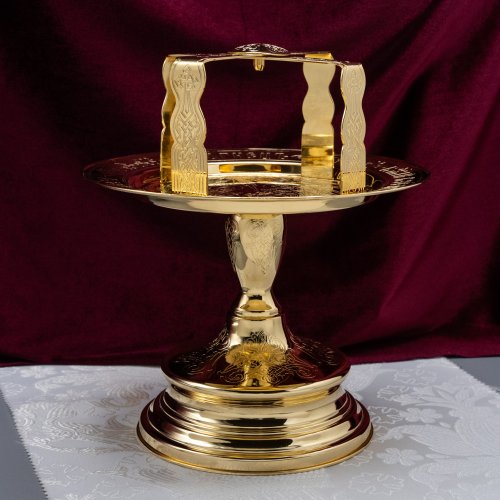 2.7.1809лп Звездица латунная в позолоте фото 4