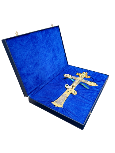 2.7.2099лпрэ Крест напрестольный в позолоте фото 4 2.7.2099лпрэ Крест напрестольный в позолоте фото 4