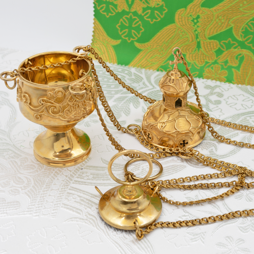 2.7.0932лп Кадило латунное в позолоте фото 6 2.7.0932лп Кадило латунное в позолоте фото 6