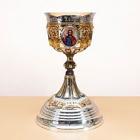 2.7.1270лфр-2 Потир с мельхиоровой чашей на 0.75 литра