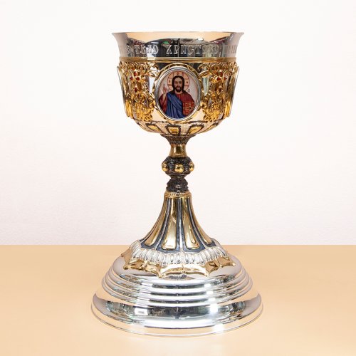 2.7.1270лфр-2 Потир с мельхиоровой чашей на 0.75 литра