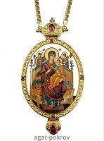 2.7.2230лп-2/1лп Панагия латунная