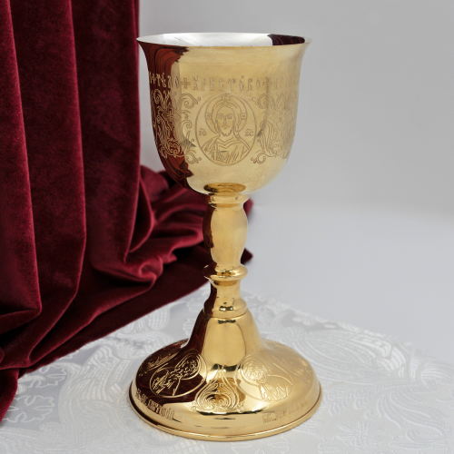 2.7.0316клп Потир комбинированый на 0,25л в позолоте
