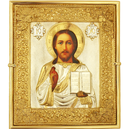 2.14.0183лф Икона настенная латунная - Господь Вседержитель 2.14.0183лф Икона настенная латунная - Господь Вседержитель