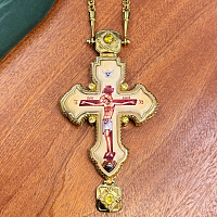 2.10.0381лп-2/64лп Крест наперсный в позолоте