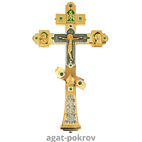 2.7.2099лпрэ Крест напрестольный в позолоте