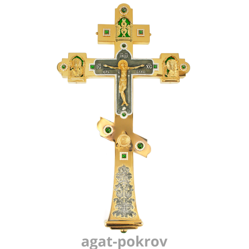 2.7.2099лпрэ Крест напрестольный в позолоте 2.7.2099лпрэ Крест напрестольный в позолоте