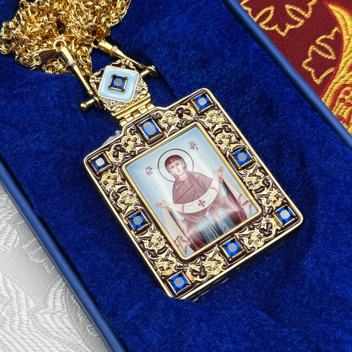 2.7.2516лп-2/64лп-М Панагия в позолоте фото 6 2.7.2516лп-2/64лп-М Панагия в позолоте фото 6