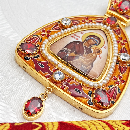 2.7.2303лп-18/1лп-М Панагия в позолоте фото 2 2.7.2303лп-18/1лп-М Панагия в позолоте фото 2