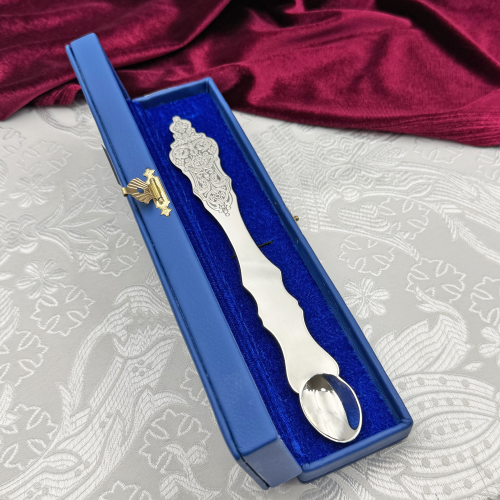 2.7.2878лр Лжица латунная в серебрении фото 4