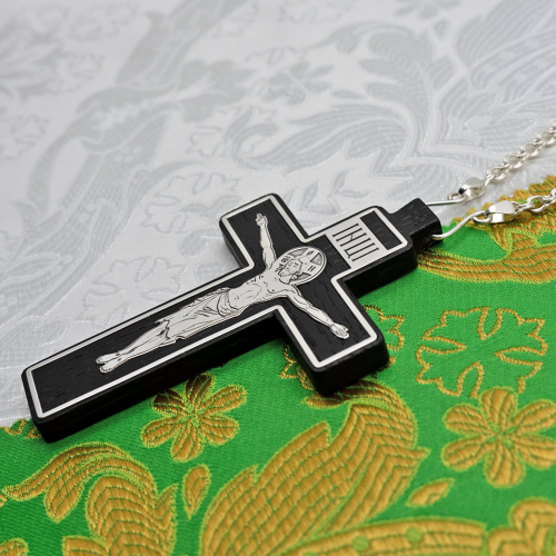 2.10.0704лр/1л Крест наперсный в серебрении фото 6