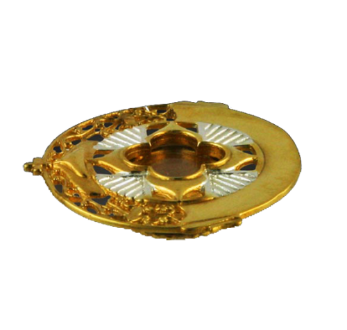 2.7.0334лп Мощевик латунный малый в позолоте 2.7.0334лп Мощевик латунный малый в позолоте