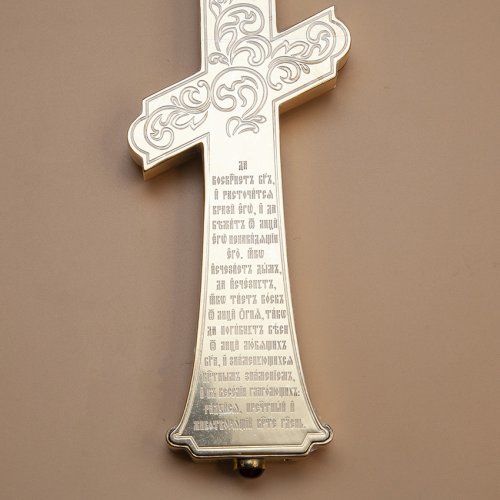 2.7.1690лпэ Крест напрестольный латунный в позолоте фото 6 2.7.1690лпэ Крест напрестольный латунный в позолоте фото 6