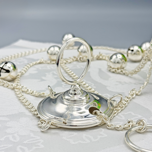 2.7.2634лр Кадило латунное в серебрении фото 6