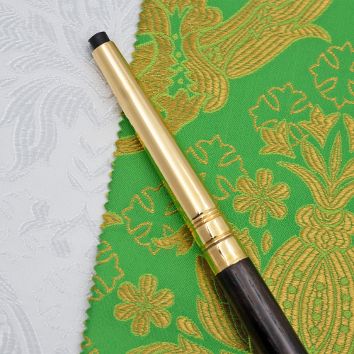 2.7.2889лп Жезл латунный с красными камнями в позолоте фото 3 2.7.2889лп Жезл латунный с красными камнями в позолоте фото 3