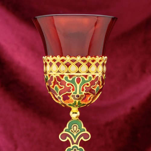 2.7.2672лпэ Лампада напрестольная в позолоте фото 6