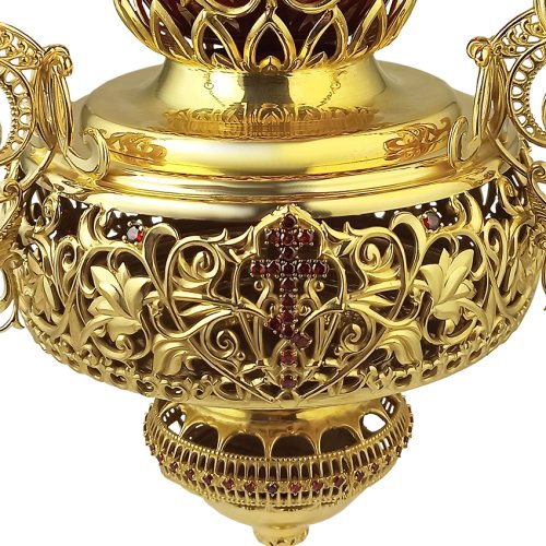 2.7.1936лп Лампада латунная в позолоте фото 3 2.7.1936лп Лампада латунная в позолоте фото 3