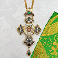 2.10.0369лпр-2/1лп Наперсный крест в позолоте