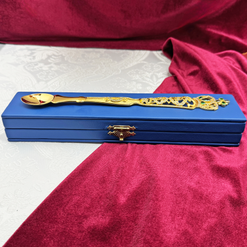 2.7.1421лп Лжица латунная в позолоте фото 6 2.7.1421лп Лжица латунная в позолоте фото 6