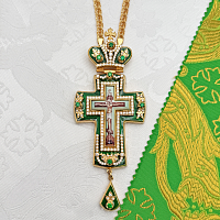 2.10.0464лпэ-2/1лп Наперсный крест в позолоте