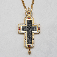 2.10.0177лпр/1лп Наперсный крест в позолоте