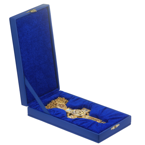 2.10.0400лп-28/1лп Наперсный латунный крест фото 7