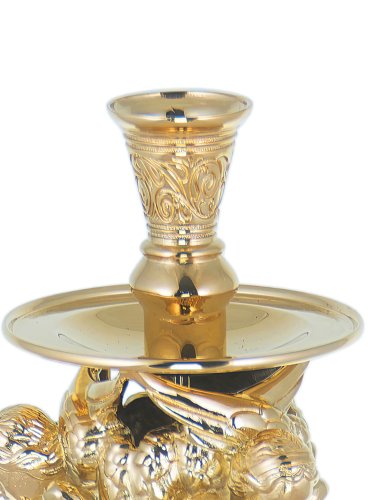 2.7.1717лп Подсвечник в позолоте фото 2