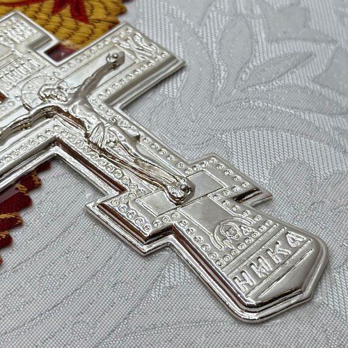 2.10.0664л/10л Крест наперсный с серебрением фото 4 2.10.0664л/10л Крест наперсный с серебрением фото 4