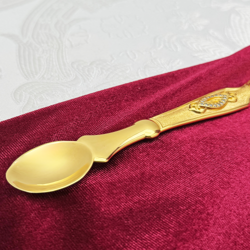 2.7.1421лп Лжица латунная в позолоте фото 2 2.7.1421лп Лжица латунная в позолоте фото 2