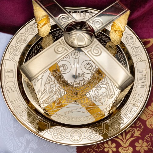 2.7.2043лп Звездица латунная в позолоте фото 2