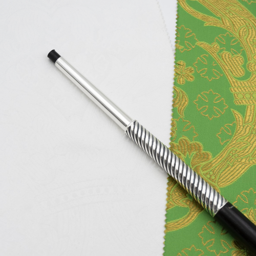 2.7.2443лнрч Жезл латунный в серебрении с натуральными камнями фото 3